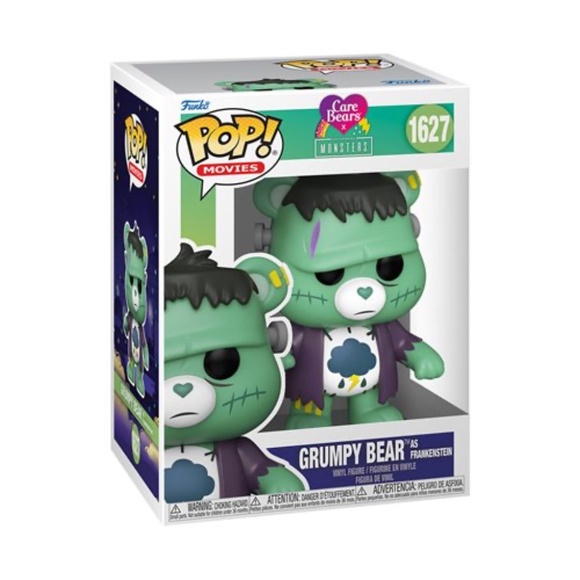Care Bears x Universal Monsters Grumpy Bear as Frankenstein Funko Pop! #1627 - Picture 4 of 4